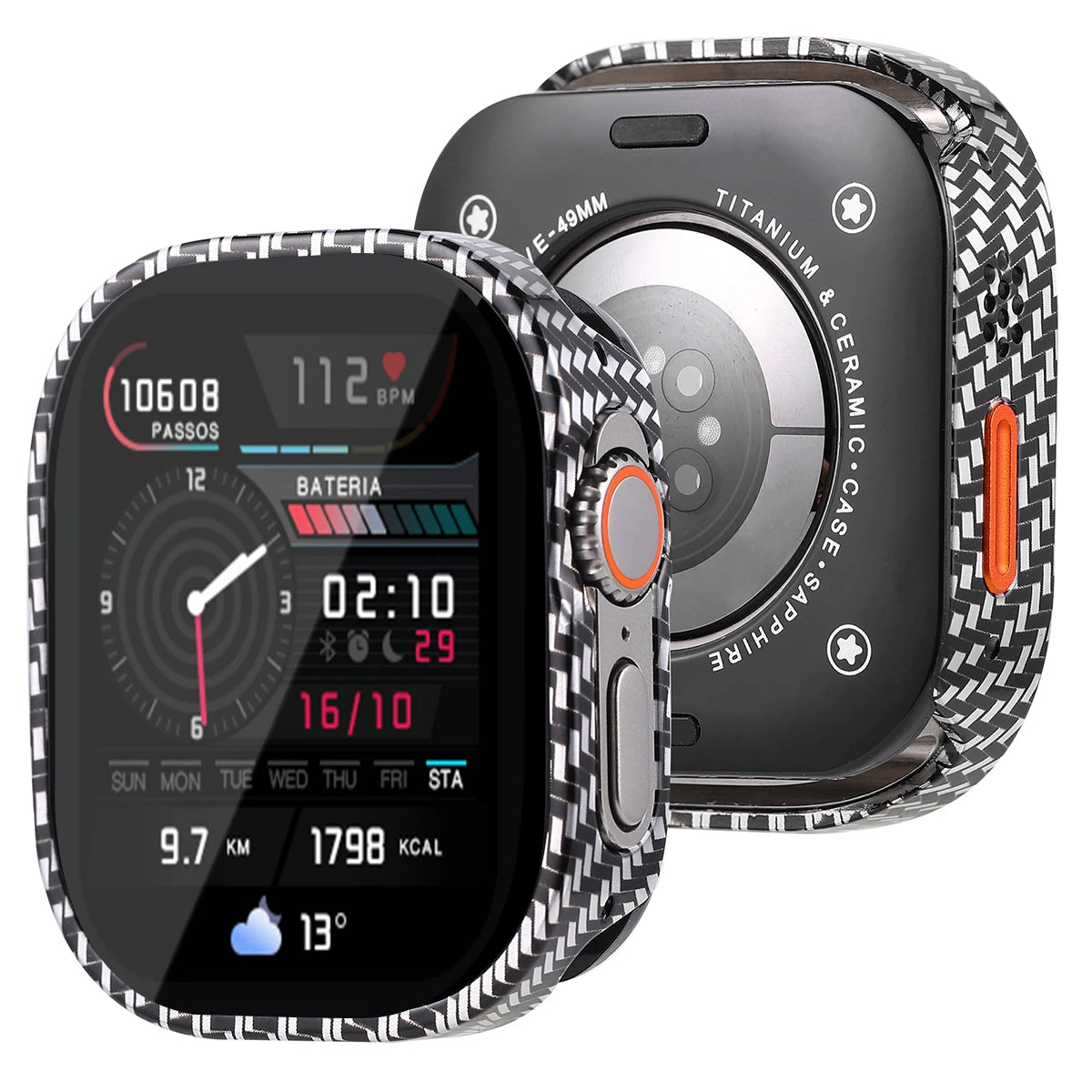 Waterproof Aluminum Alloy Case for Smartwatches | Full Coverage Protection