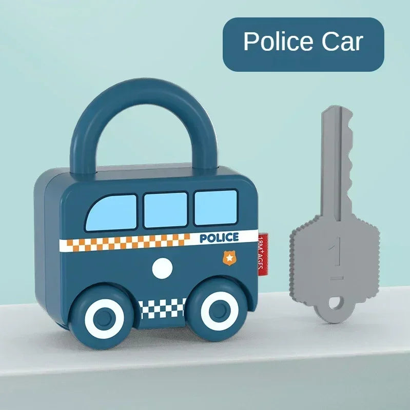 Kids Learning Locks with Keys, Aid for Number Matching & Color Recognition, Early Educational Toys for Preschoolers Ages 3+