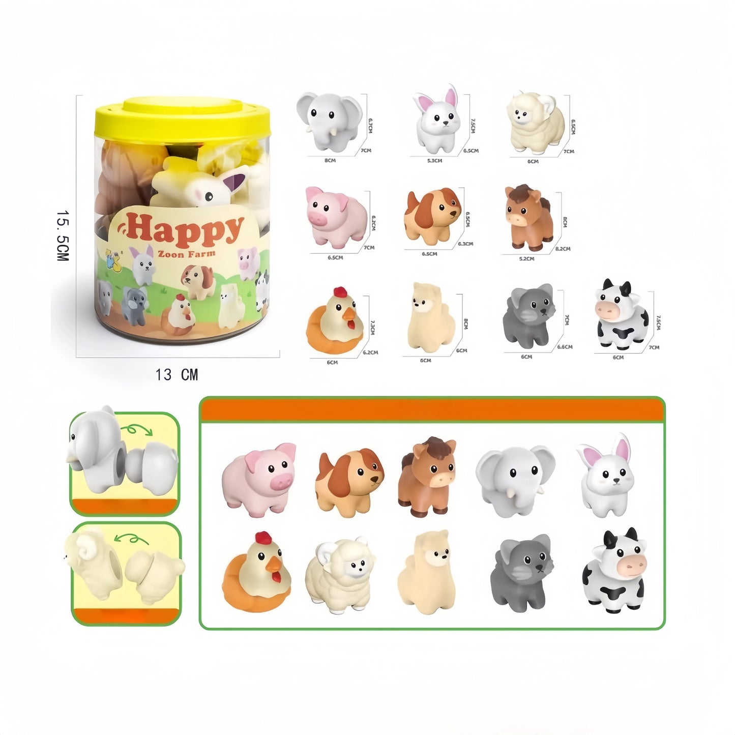 Animal Quantity Matching Game, Sensory Toy, Pre-school Learning Activity, Color Classification, Mexican-style Educational Toy