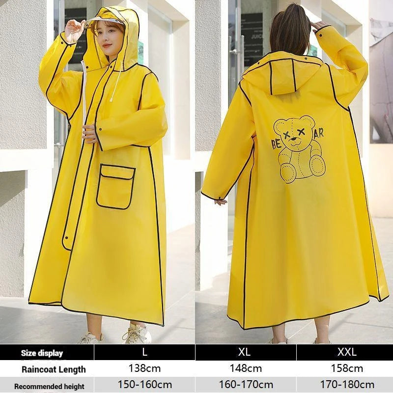 Waterproof Long Raincoat for Adults | Perfect for Hiking & Travel