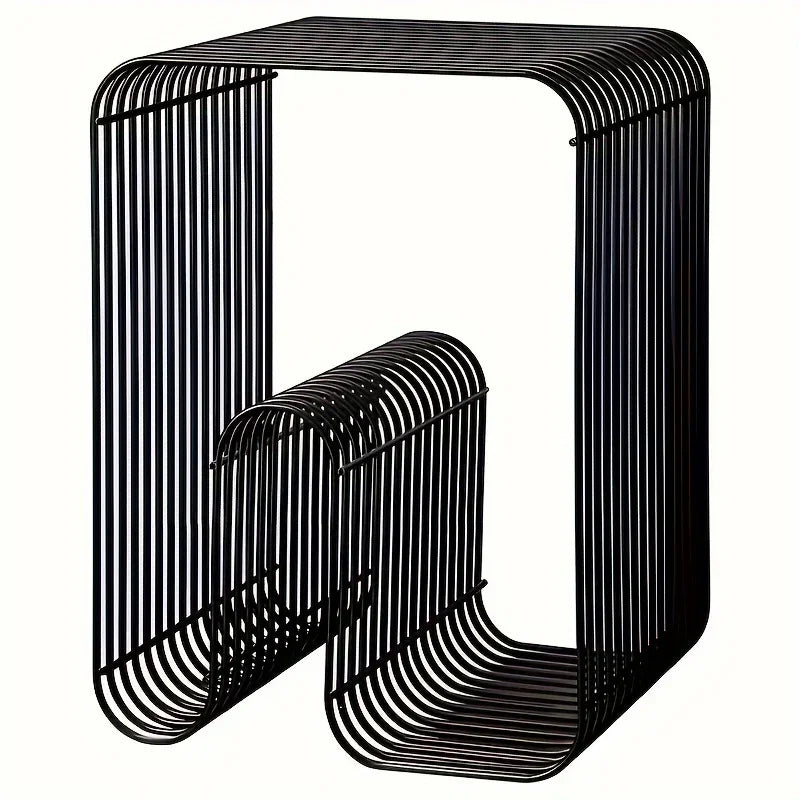 Mesa de Centro Moderna de Metal Escandinavo para Salas de Estar Minimalistas