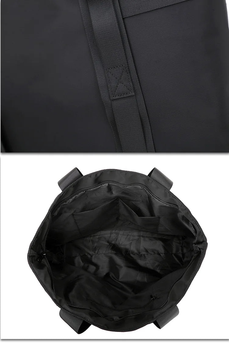Large Canvas Shoulder Bag for Men | Stylish Casual Tote