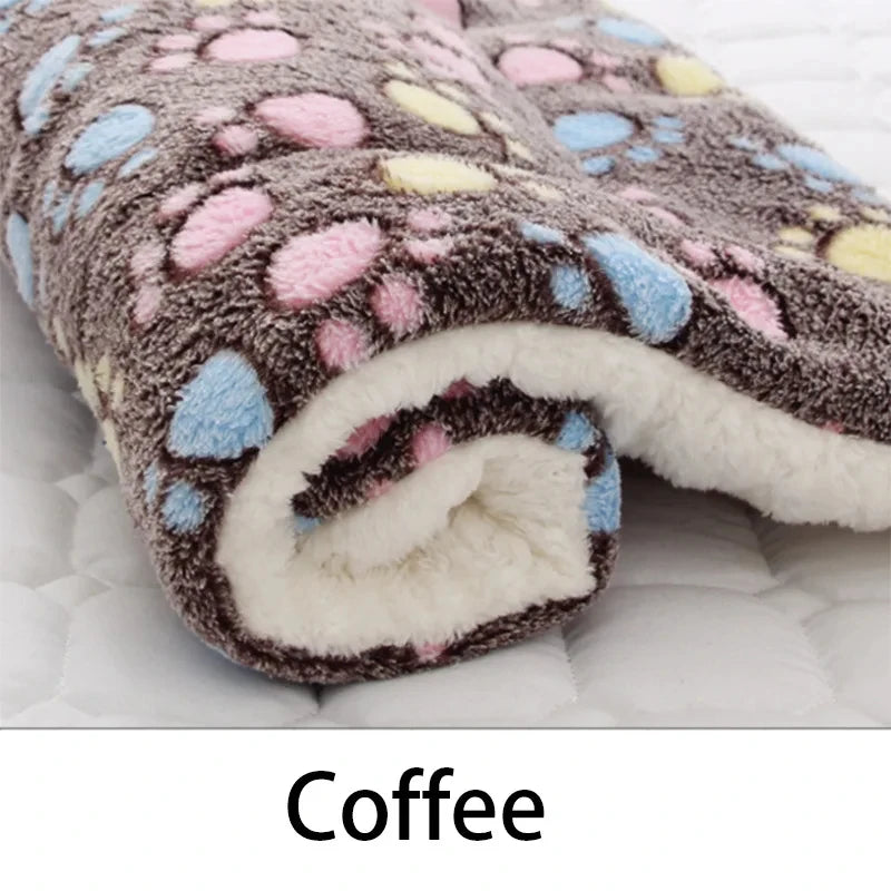 Cozy Flannel Pet Sleeping Mat | Soft Blanket for Dogs & Cats