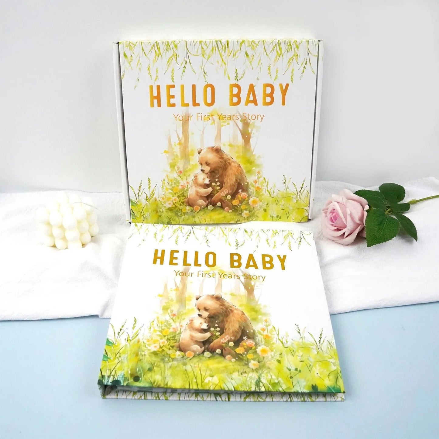 Baby Memory Book | Keepsake Pregnancy Diary for Growth Milestones