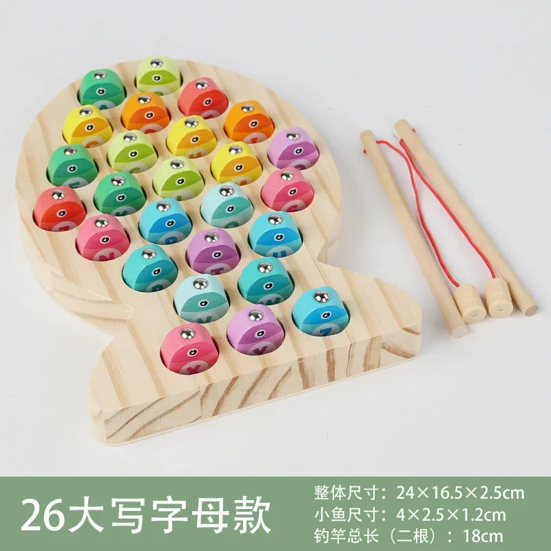 Wooden Fishing Toys for Kids | Fun Montessori Learning Game