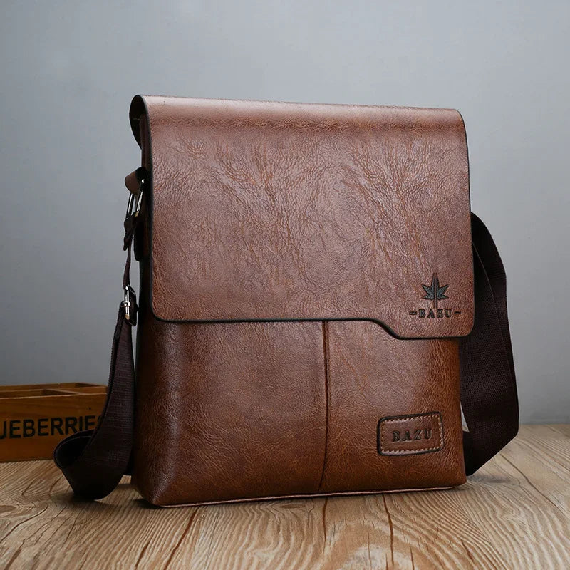 Luxury Vintage Leather Messenger Bags for Men | Stylish Shoulder Bag