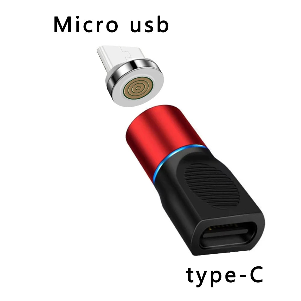 Magnetic Micro to Type C Adapter | Lightning Converter for Devices