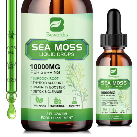 Sea Moss Liquid Drops | Immune Support & Antioxidant Supplement
