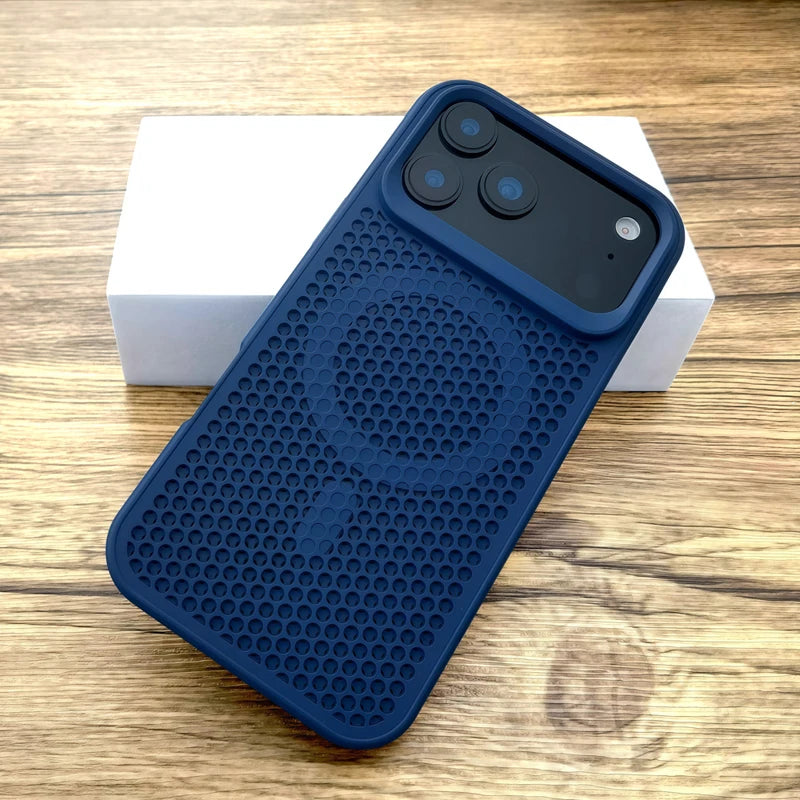 Luxury Heat Dissipating Hard Case for iPhone 17 Series