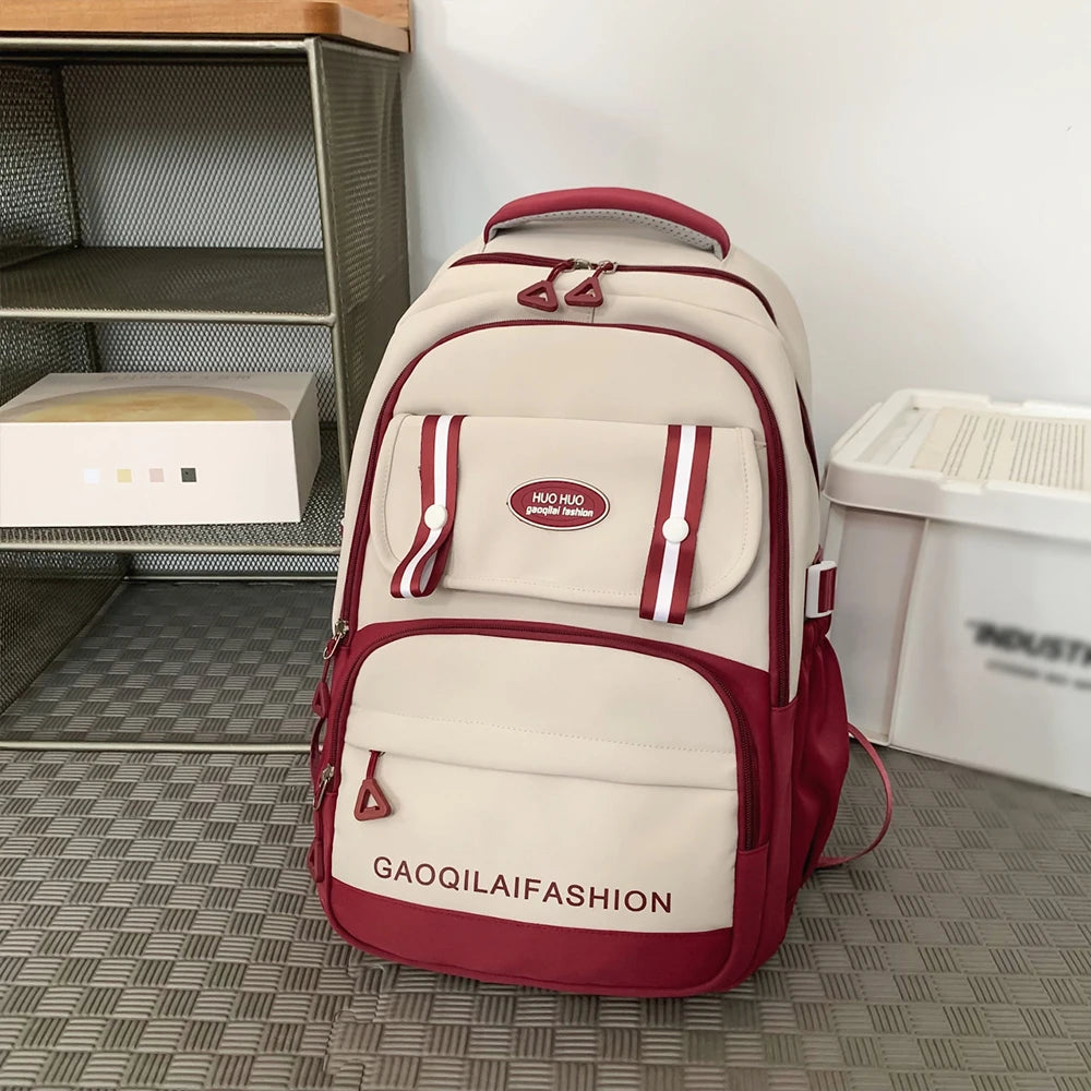 Original Computer Backpack, Thick and Large Capacity, College Style, Suitable for College Students Commuting, Outdoor Portable Backpack