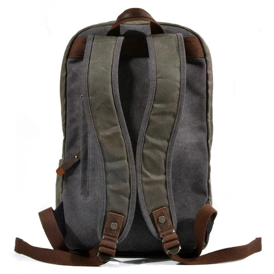 Waterproof Oil Wax Canvas Daypack | Versatile Unisex Rucksack