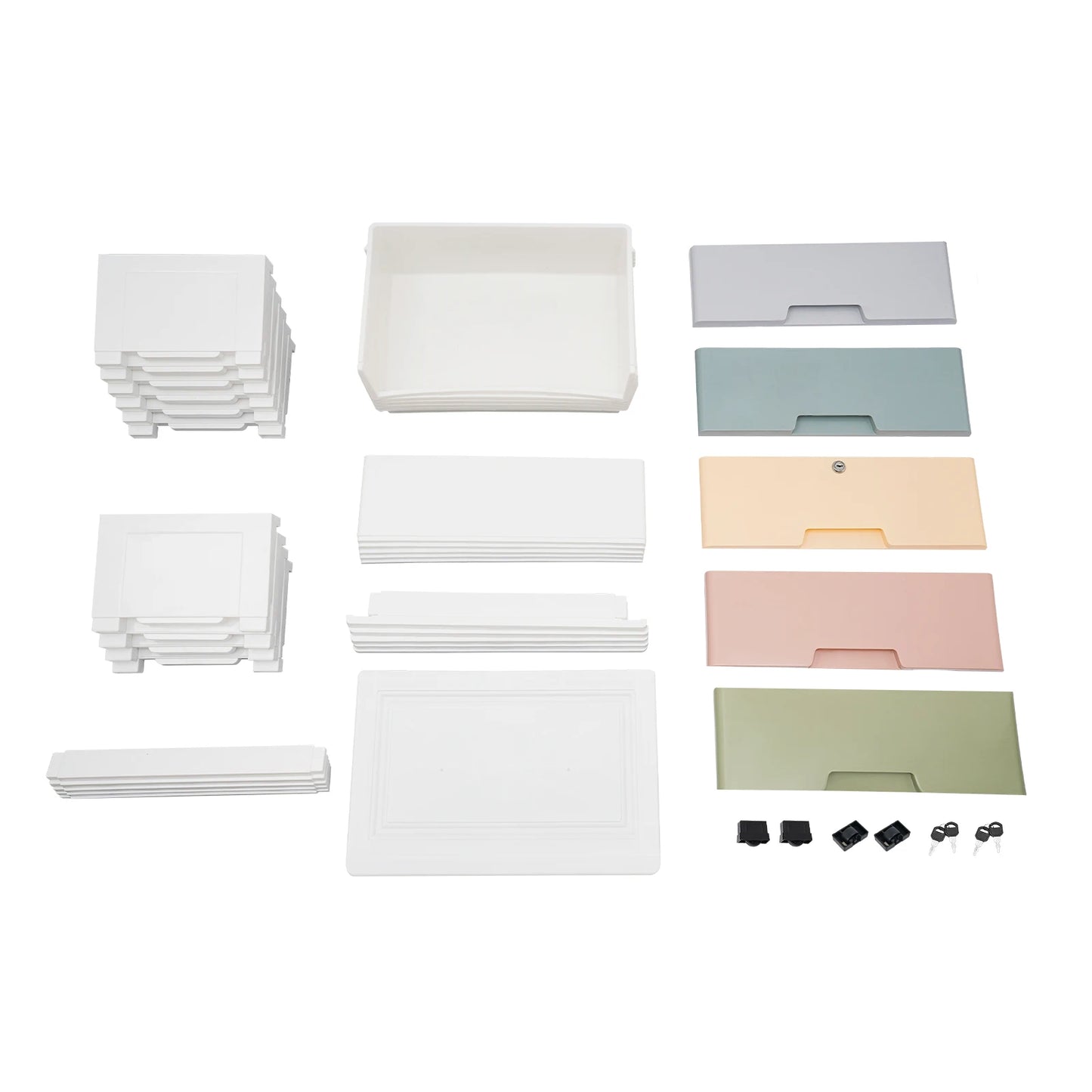 5-Drawer Plastic Storage Cabinet | Large Capacity Organization