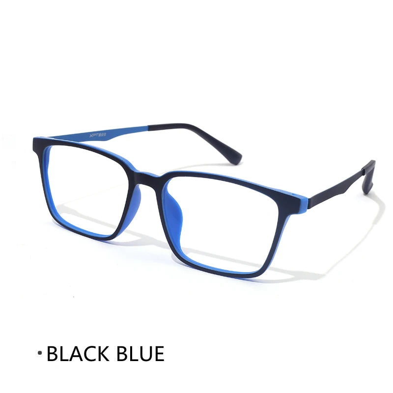Premium Retro Square Anti Blue Light Prescription Eyewear for Men
