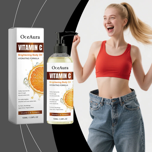 Vitamin C Body Massage Oil | Moisturizing Brightening Skin Oil