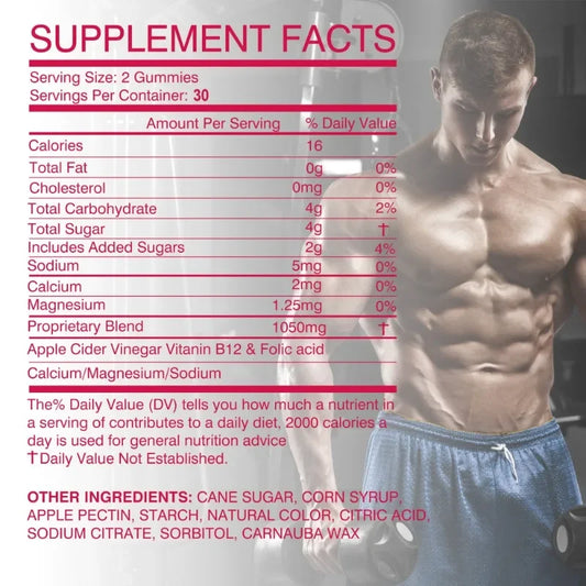 Male Performance Support Gummies | Boost Muscle Growth & Recovery