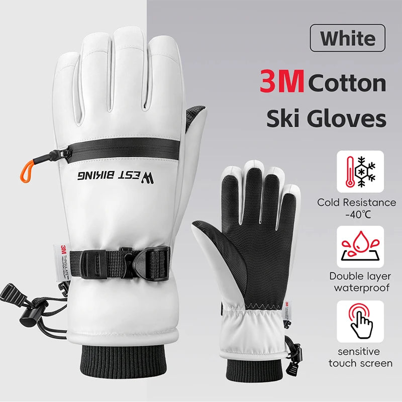 Guantes Térmicos de Motorista Impermeables de Invierno | Perfectos para Climas Fríos