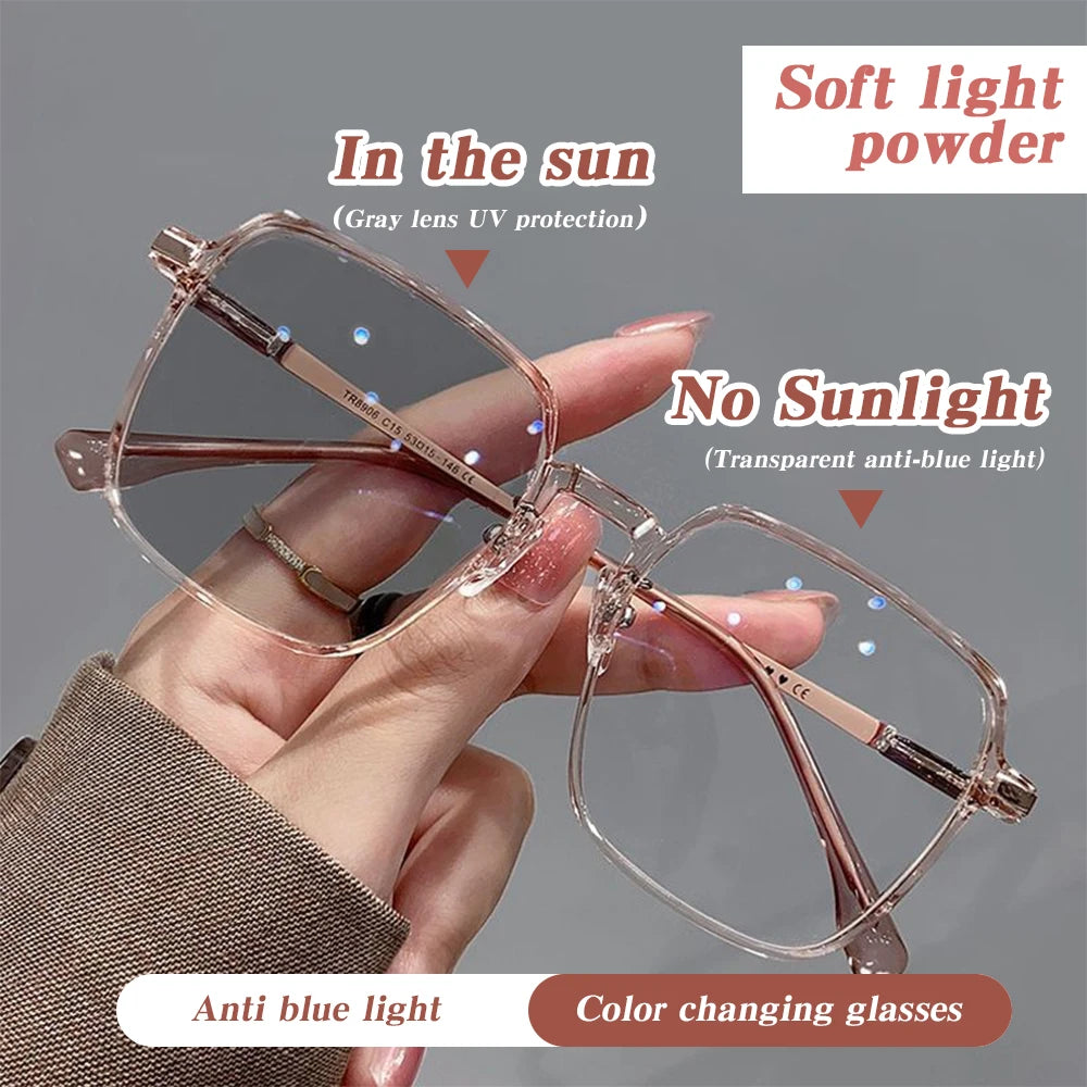 Elegant Photochromic Anti-Blue Light Glasses for Every Occasion