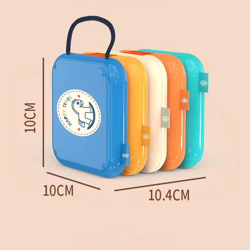 Montessori Toys Busy Board Baby Activity Cube Sensory Toys Folding Puzzle Fine Motor Skill Early Educational Toys for kid age 1+