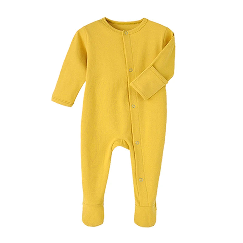 Cotton Jumpsuits Newborn Baby Rompers Sleepsuits INS Jumpers One-pieces Sleepers Autumn Spring Growings Roupa De Bebe Grows