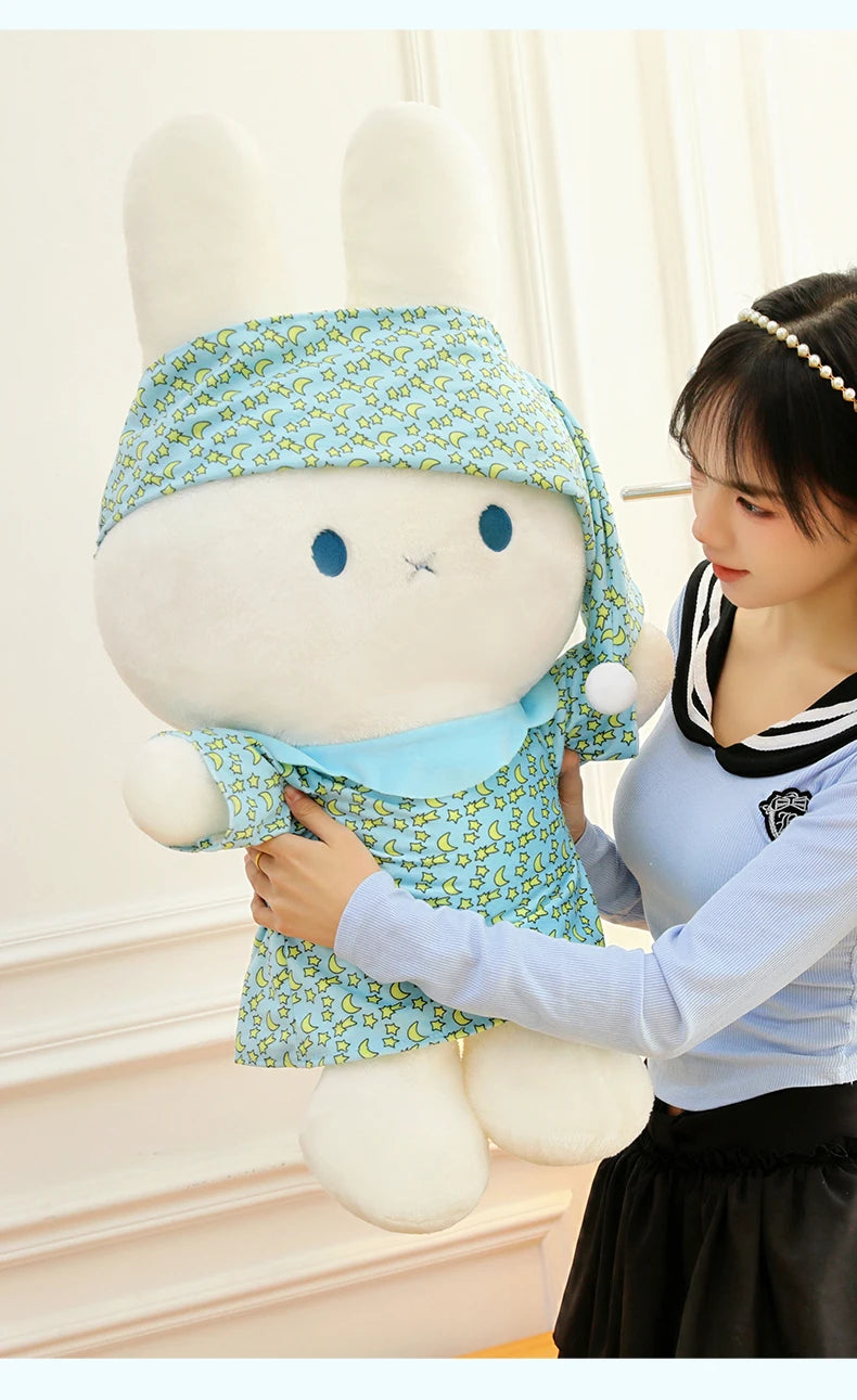 Large Plush Rabbit Pajamas Toy | Cuddle Companion for Kids