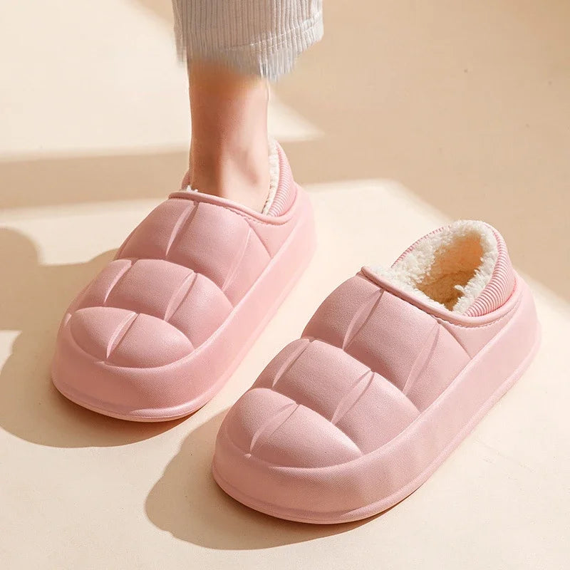 Men's Thickened Waterproof Indoor Slippers | Cozy Winter Comfort 2026