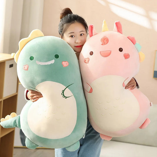 Kawaii Animal Plush Toy | Soft Dinosaur & Shiba Inu Pillows