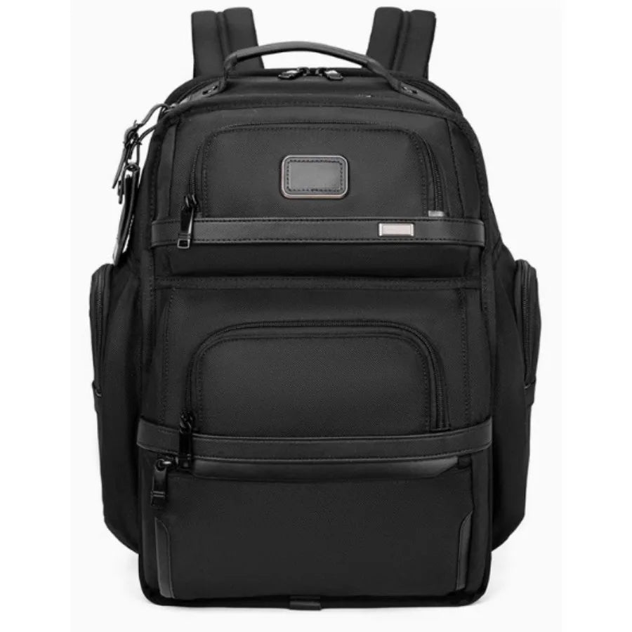 Durable Black Multi-Pocket Laptop Backpack | Water-Resistant Travel Bag