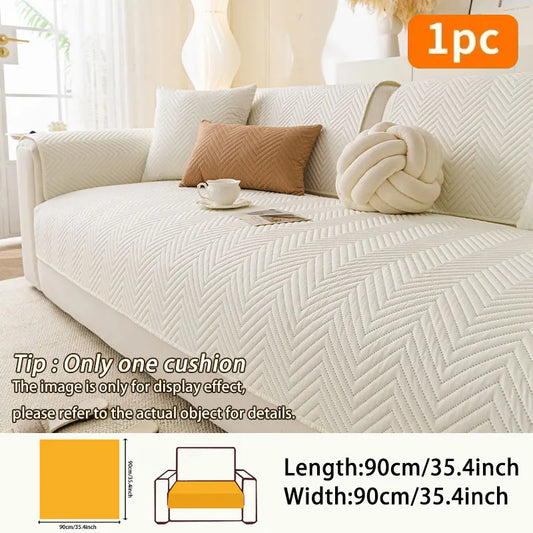 W-Shaped Sofa Cushion | All-Season Antislip Cover for Sofas