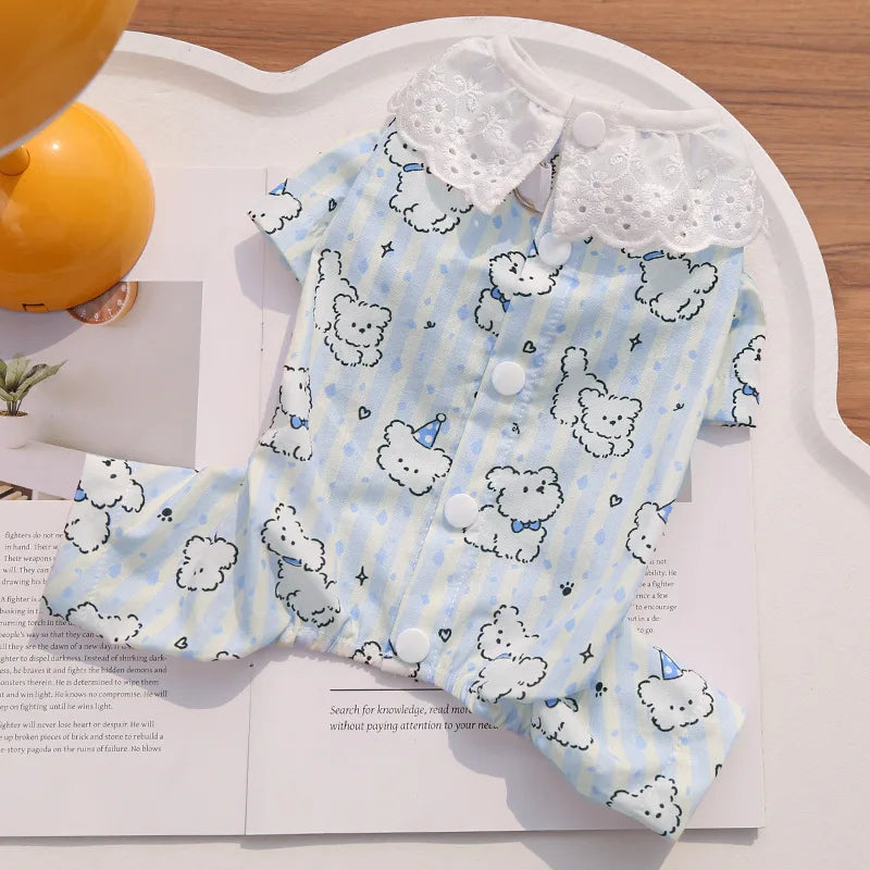 Adorable Spring & Summer Dog Jumpsuit | Perfect for Small Breeds