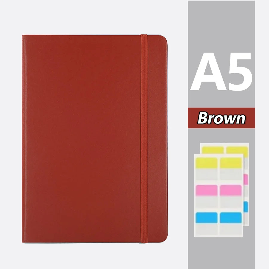 Premium A5 PU Notebook | 200 Pages for Students & Professionals