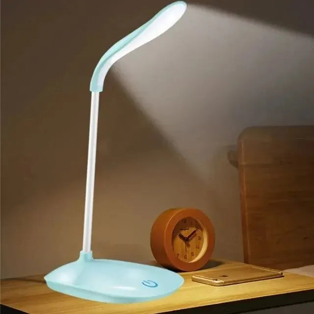 Lámpara de mesa LED recargable por USB | Luz nocturna regulable que cuida la vista