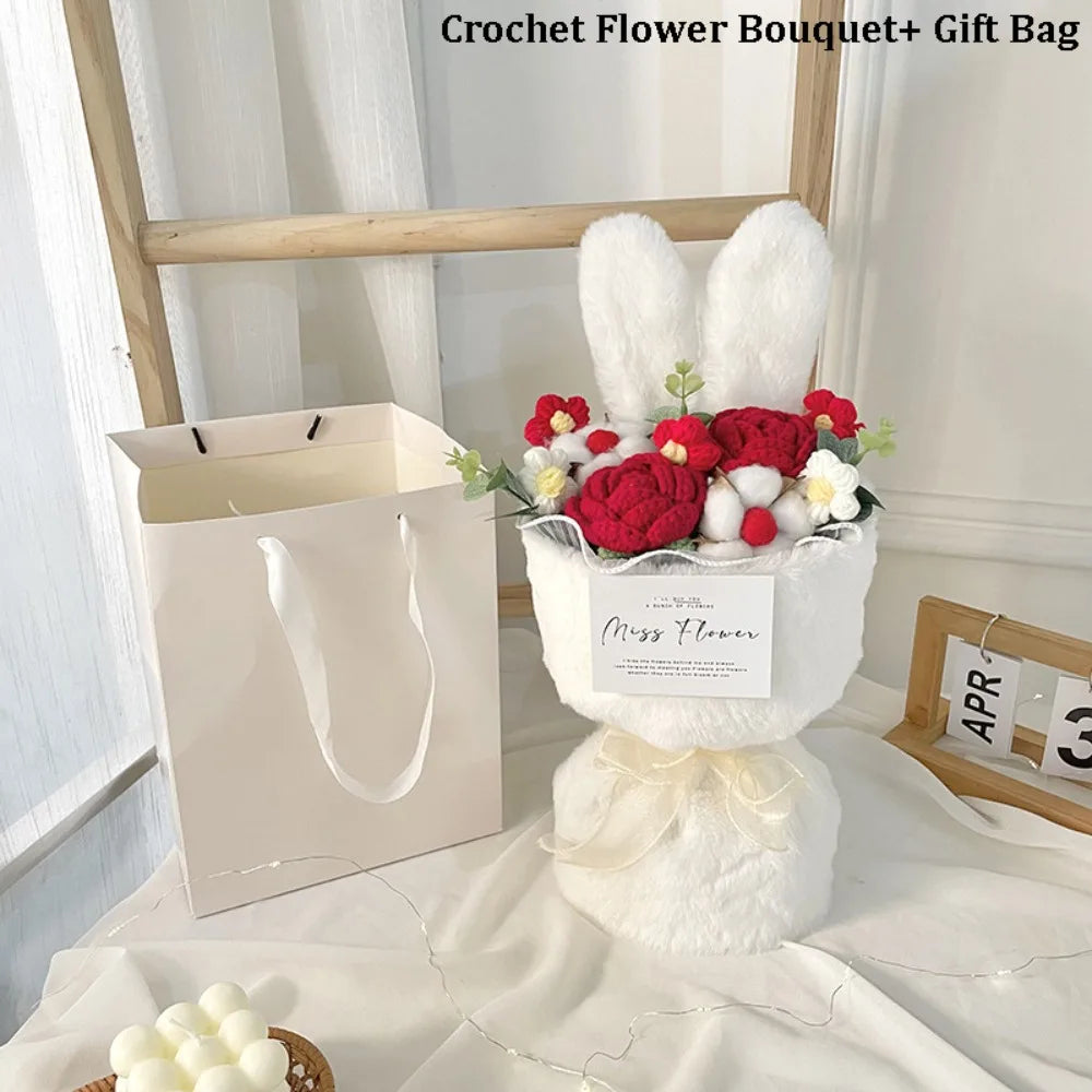 Ramo de Flores Tejidas a Crochet a Mano | Regalo Perfecto para Cualquier Ocasión