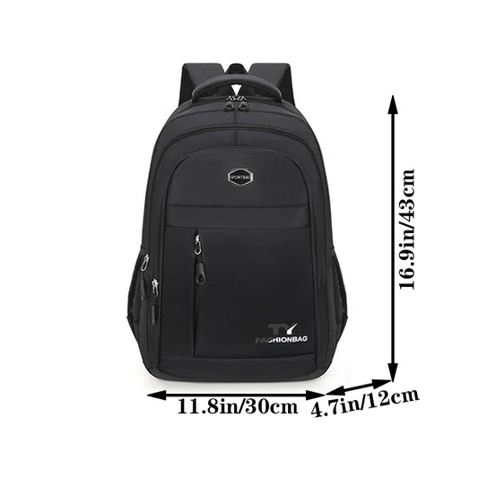 Unisex Casual Nylon Business Backpack | Perfect for Travel & School