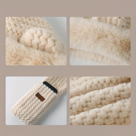 Women's 3-in-1 Fleece Balaclava Set | Cute Cartoon Winter Gear