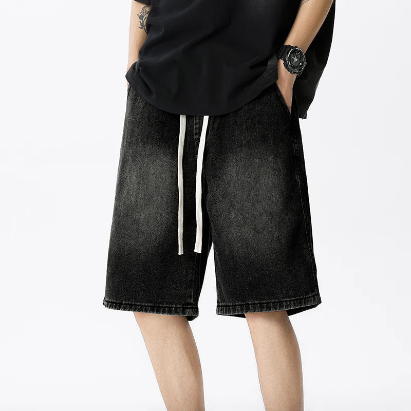 Men's Casual Light Blue Denim Shorts | Comfortable & Stylish