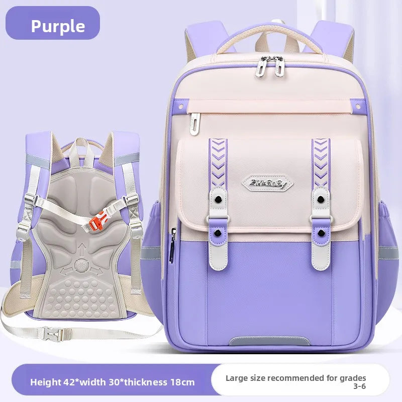 Waterproof Boys Spine Protection Schoolbag | Large Capacity Kids Bag