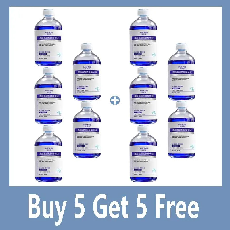 Powerful Blue Copper Peptide Anti-Wrinkle Essence for Fresh Skin