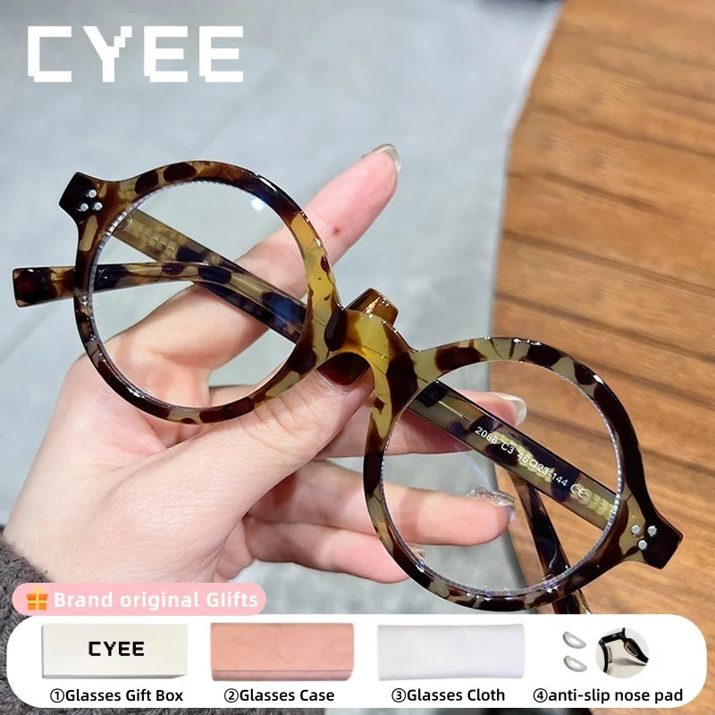 Stylish Round Retro Eyeglasses | Blue Light Blocking lenses 2026