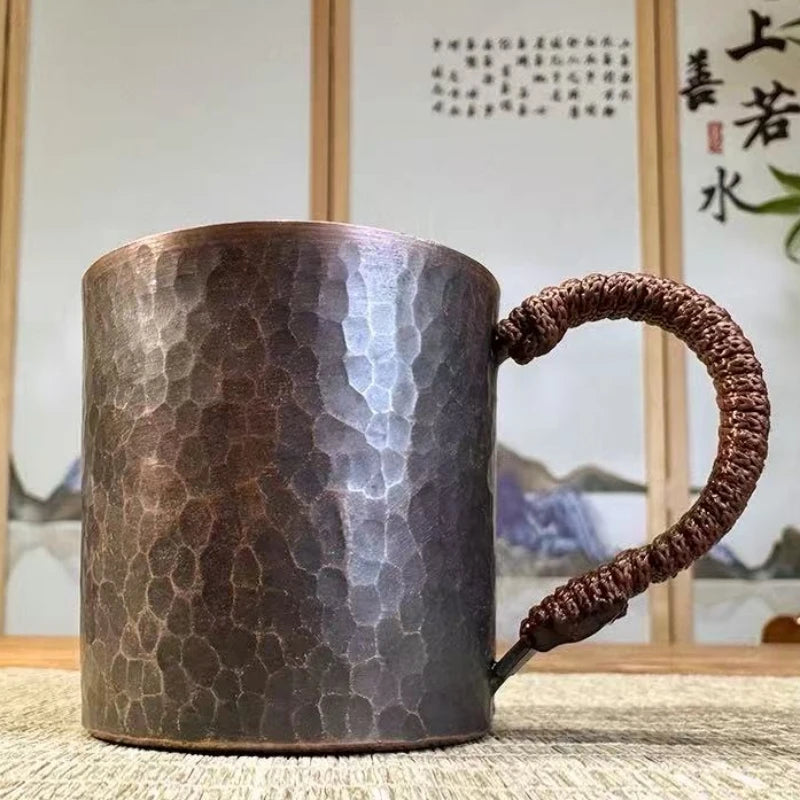 Handcrafted Vintage Copper Coffee Cup | Portable Tea Mug