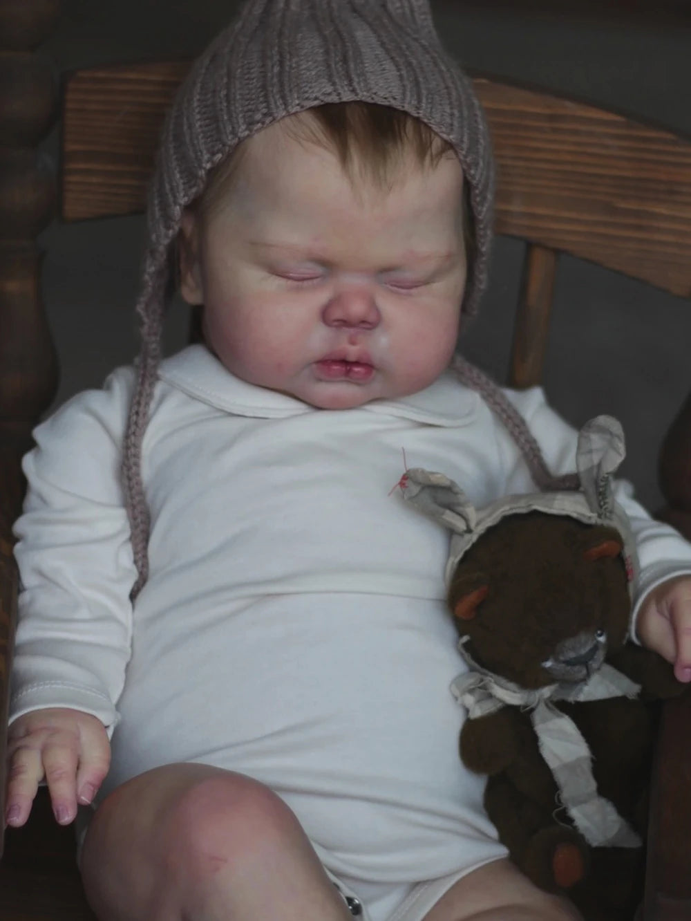 60CM Reborn Toddler Doll | Realistic Hand-Rooted Cuddle Baby