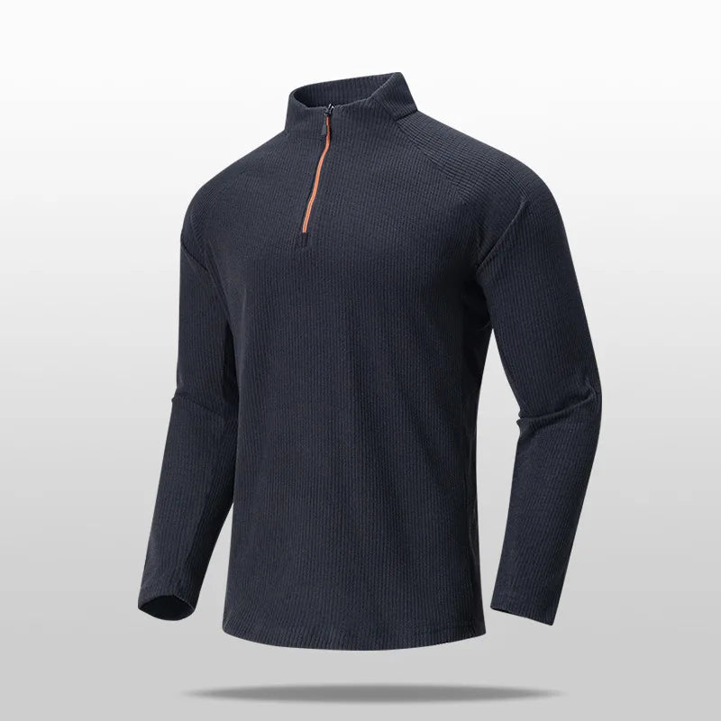 Men's Tactical Grid Fleece Pullover | Comfortable Warm Layer