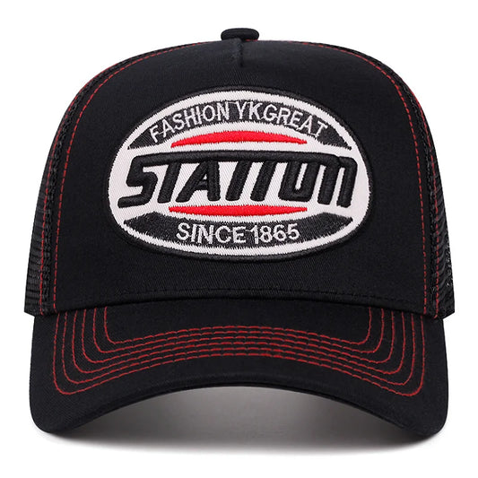 Unisex Baseball Cap | Breathable Mesh Trucker Hat for All Seasons