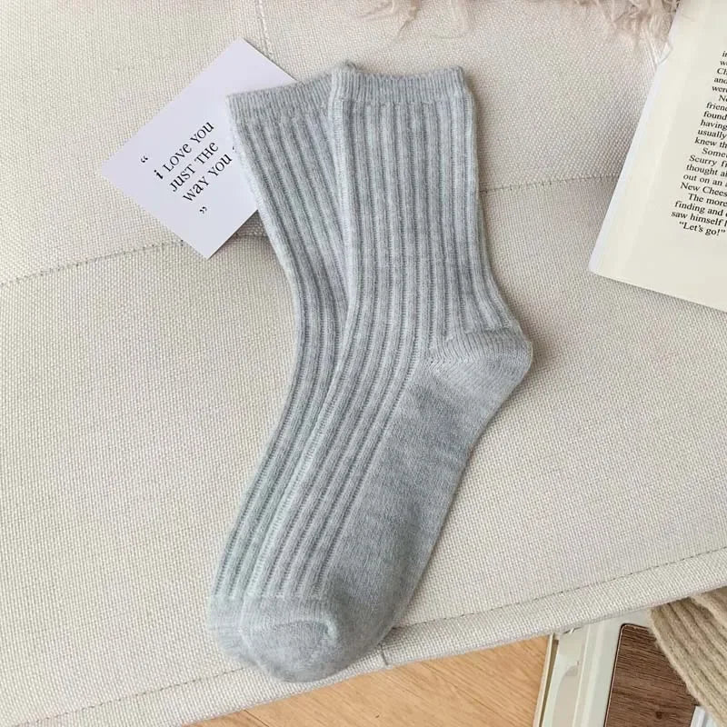 Cozy Thermal Crew Socks for Women | Luxurious Cashmere & Wool