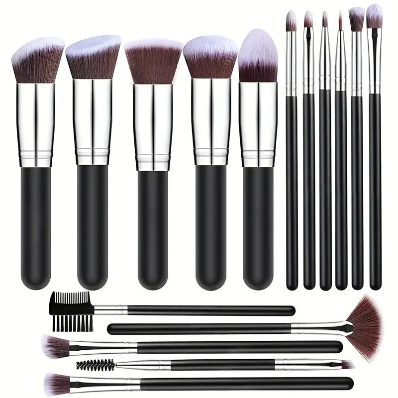 Premium Synthetic Makeup Brushes Set | Soft Fluffy Beauty Tools