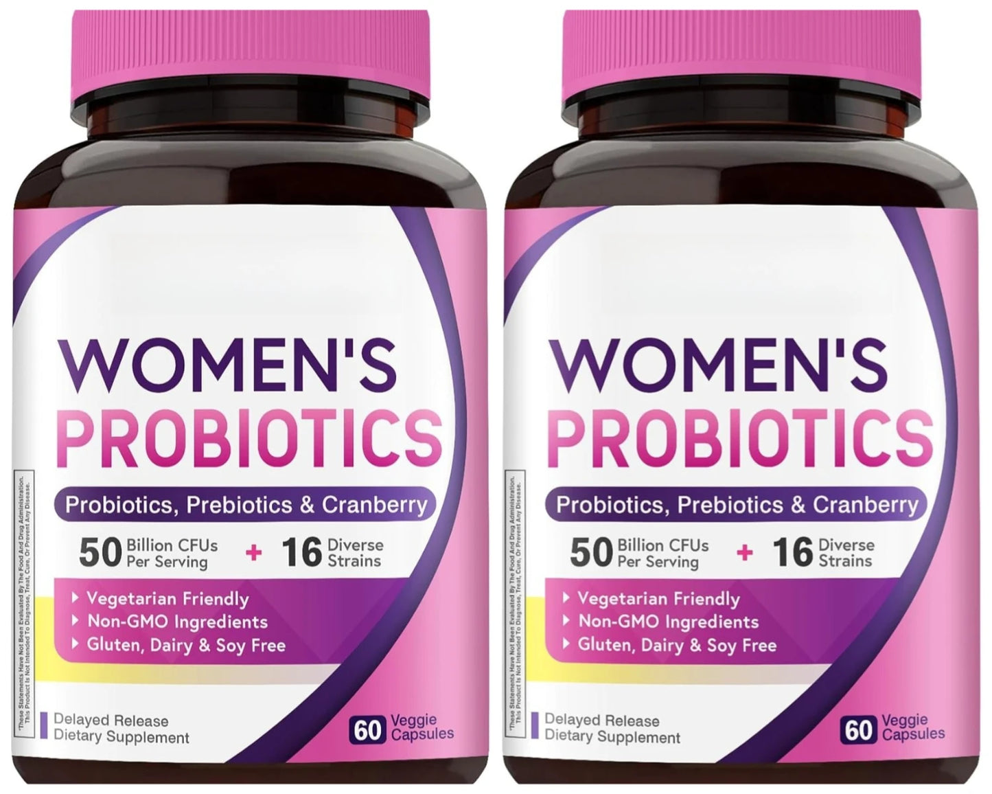 Daily Women's Probiotic Supplement | 60 Caps for Gut Health