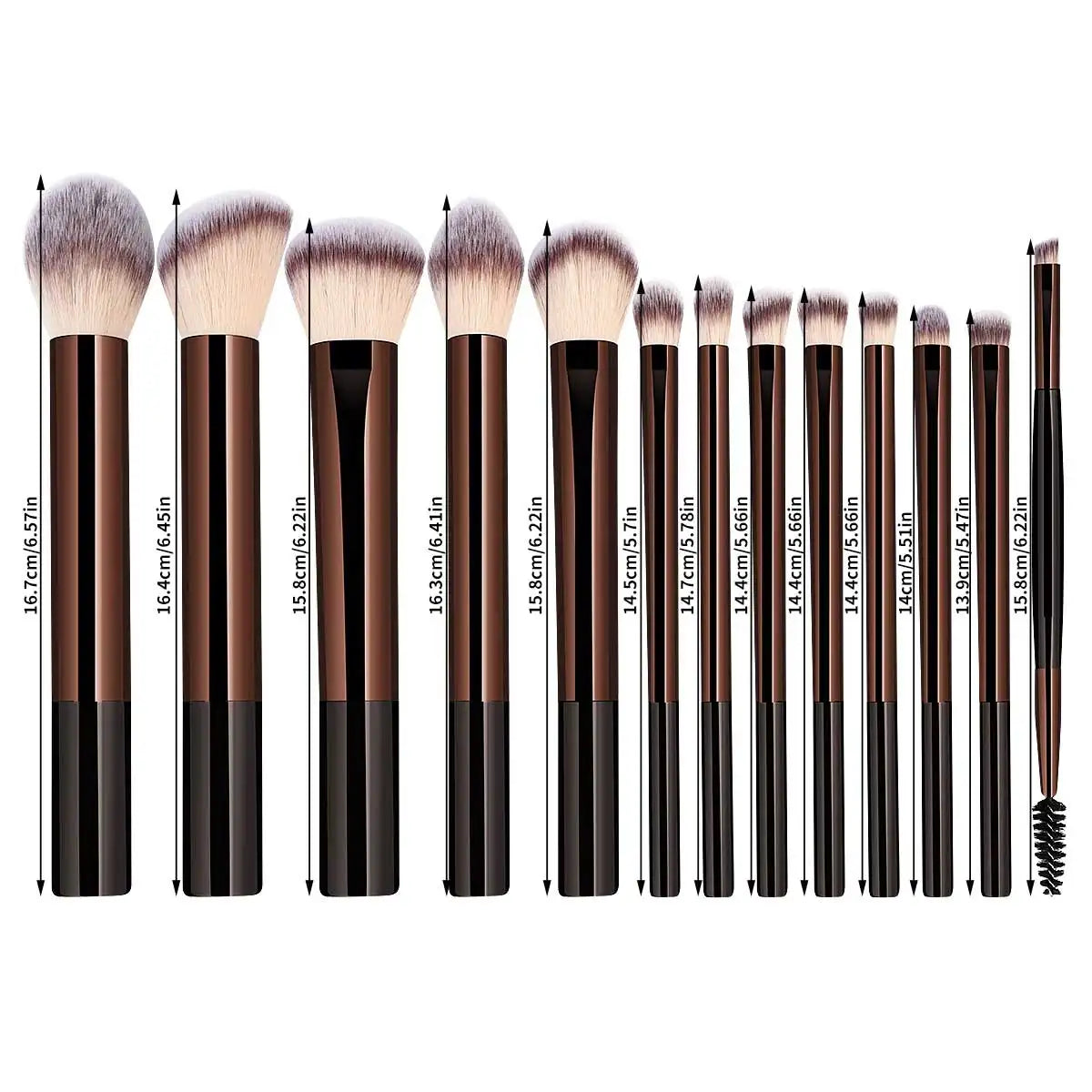 13PCS Essential Makeup Brush Set for Flawless Beauty Application