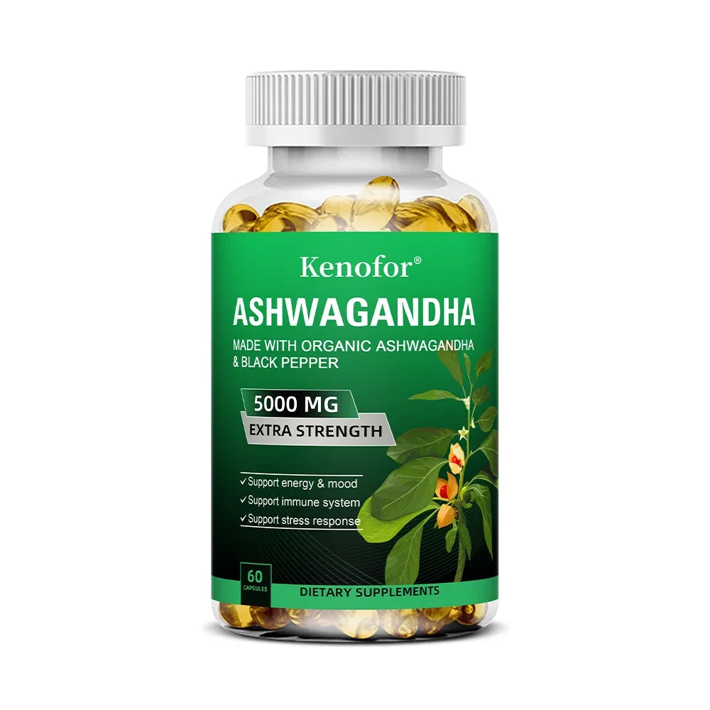 Organic Ashwagandha Extract Capsules | Stress & Energy Support
