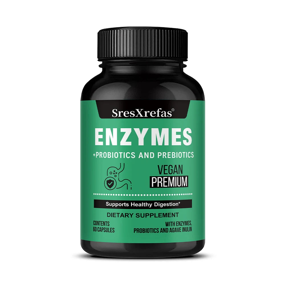 Probiotic Prebiotics & Digestive Enzymes Capsules for Gut Health