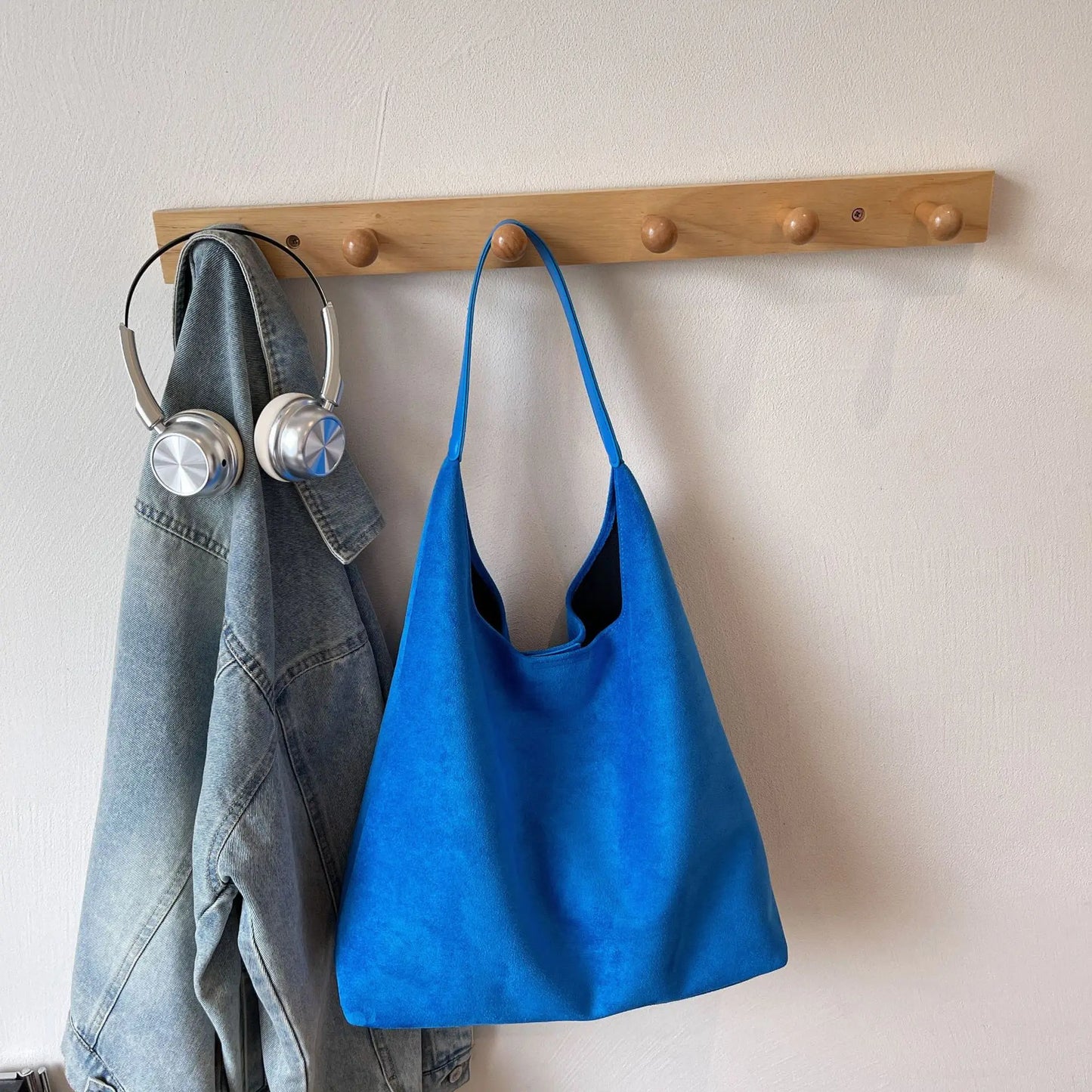 Stylish Winter Suede Shoulder Bag | Large Capacity Crossbody Bag