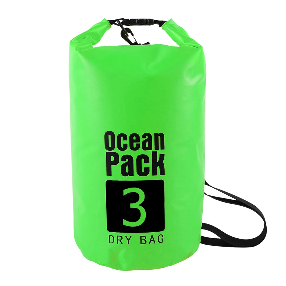 Waterproof Dry Bag - Ideal for Rafting, Kayaking & Boating